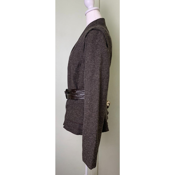 Worthington Women's Deep Chocolate Long Sleeve Jacket Size XL - Picture 3 of 15